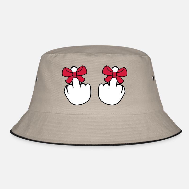 2 haende wichser mittelfinger zeigen beleidigen fi Bucket Hat