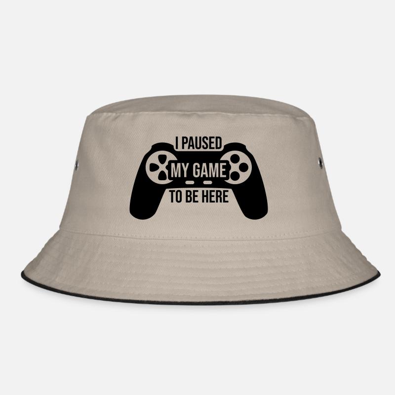 Game Paused Controller Bucket Hat