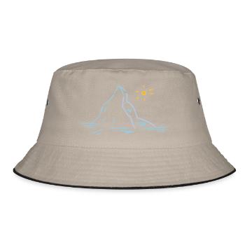Matterhorn - Bucket Hat - Khaki/Schwarz - Vorne