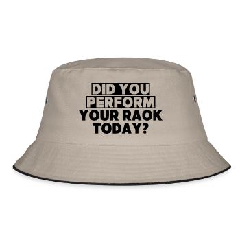 Random Act Of Kindness - Bucket Hat - khaki/black - Front