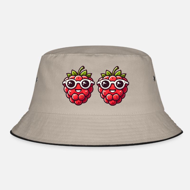 Raspberry Comic Bucket Hat