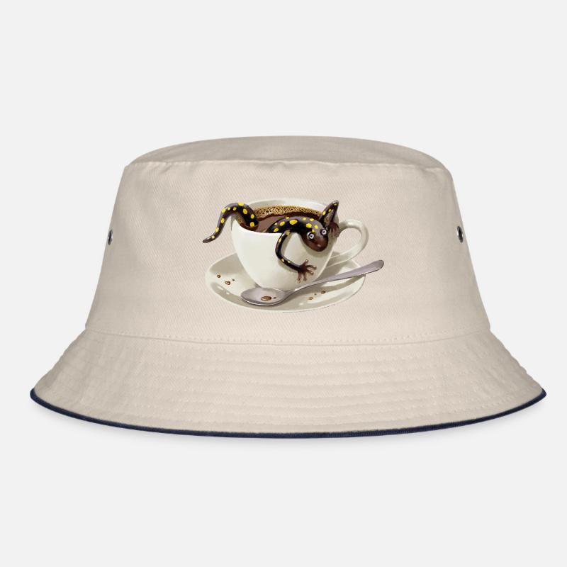 Coffee Salamander 3 Bucket Hat