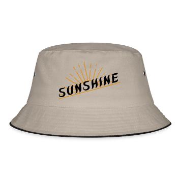 Sunshine T-shirt unisexe à manches courtes - Bob - kaki/noir - Devant