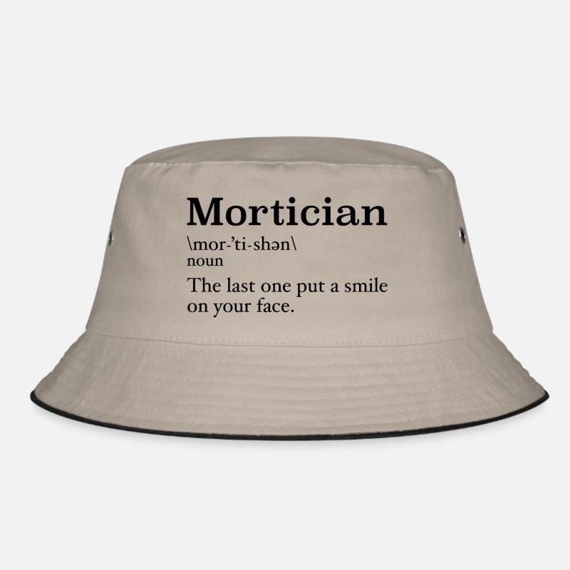 Bestatter Definition Studentin der Leichenkunde Bucket Hat