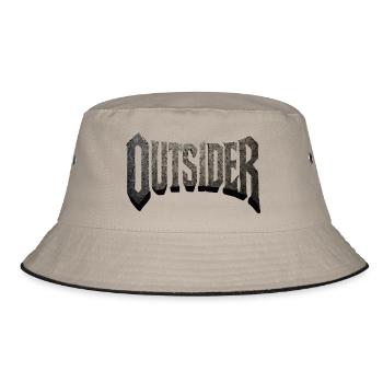 Outsider - Bucket Hat - Khaki/Schwarz - Vorne