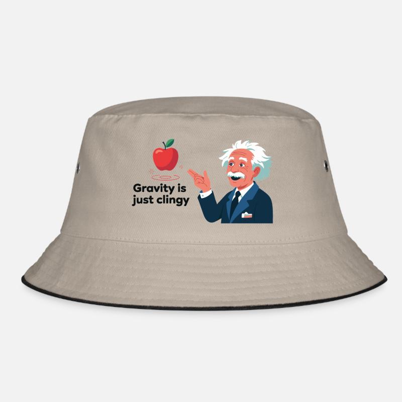 Fun physics design – Gravity is just clingy Bucket Hat