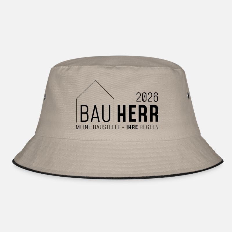 Builder 2026 - My construction site YOUR rules Bucket Hat