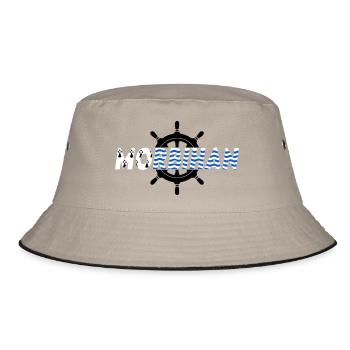 Morbihan - Bucket Hat - khaki/black - Front