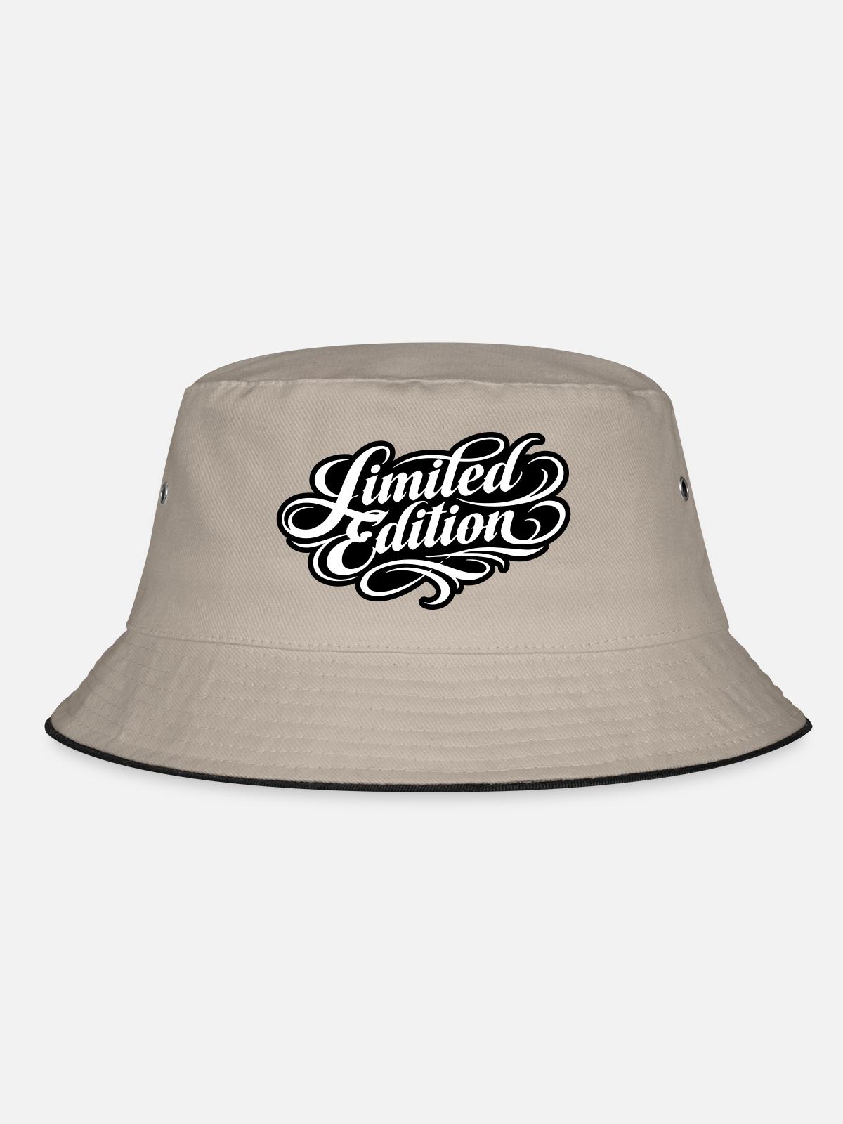 Limited edition - Bucket Hat - khaki/black - Front