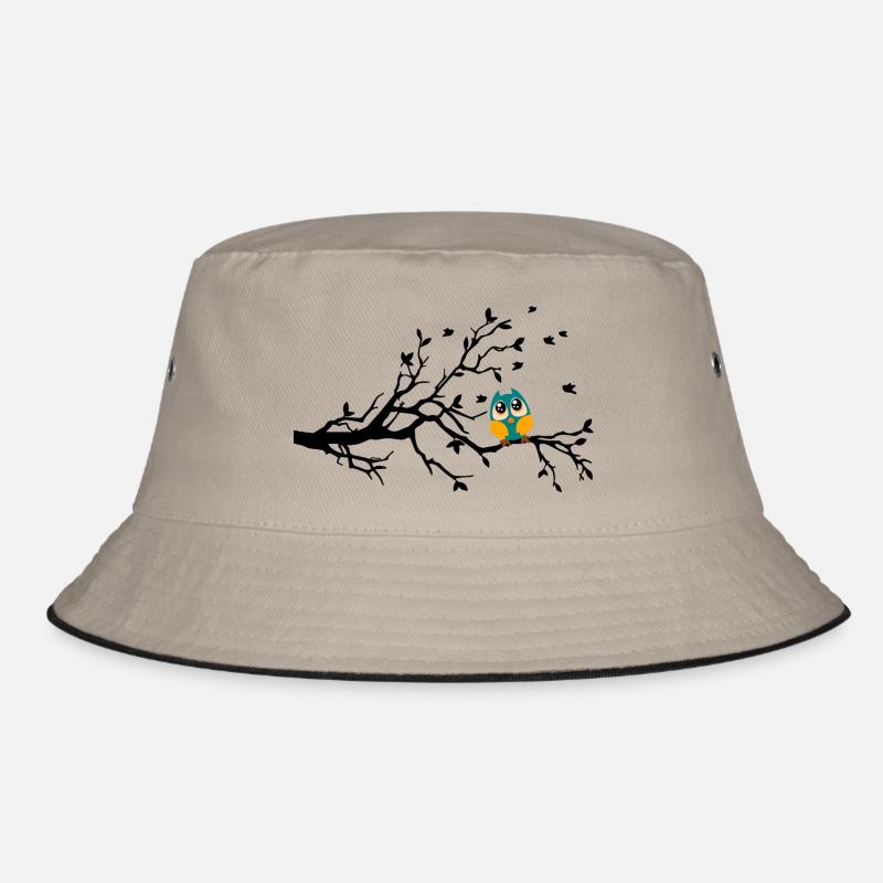 Eule-Ast Bucket Hat