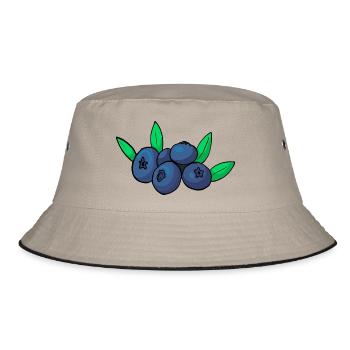 Blueberry Besing Blueberry Blackberry Veggie - Bucket Hat - khaki/black - Front