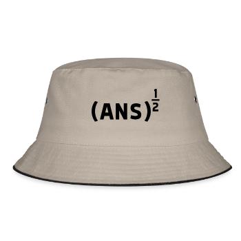 ANS 1/2 - Bucket Hat - khaki/black - Front