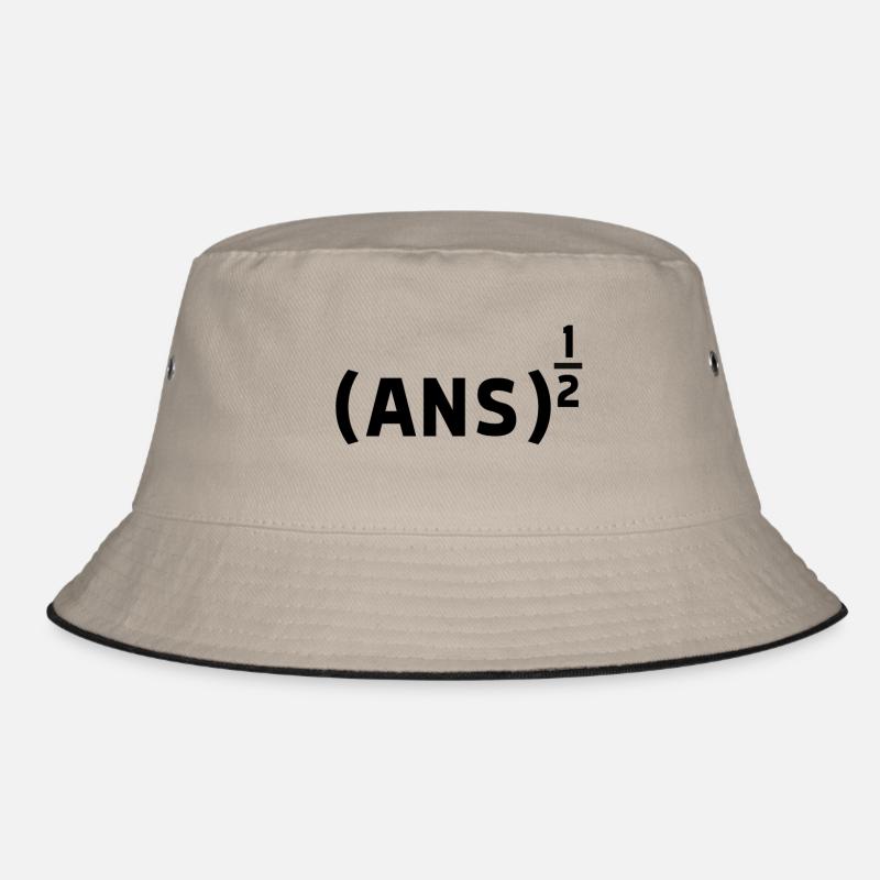 ANS 1/2 - Bucket Hat - Khaki/Schwarz