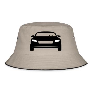Sportwagen - Bucket Hat - Khaki/Schwarz - Vorne