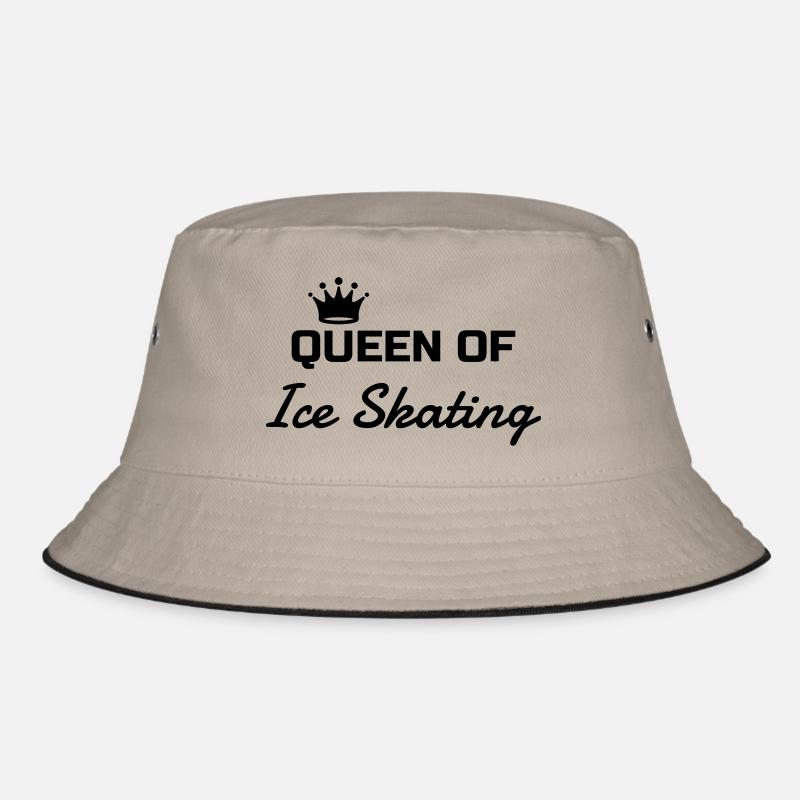 Ice Skating Skater Eislaufen Eisläufer Patinage Bucket Hat