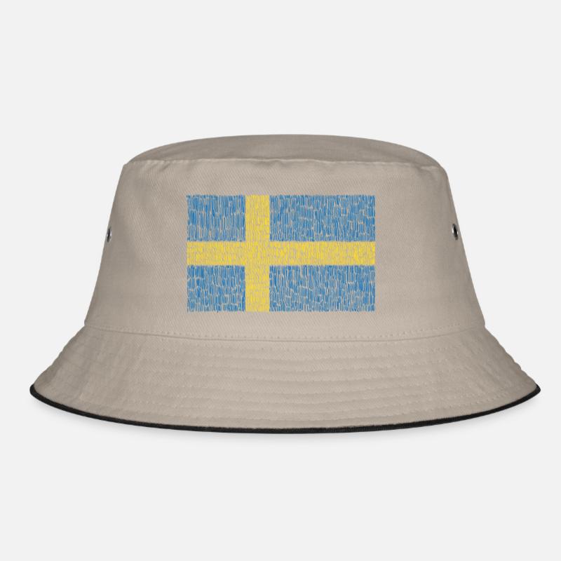Sweden flag Bucket Hat