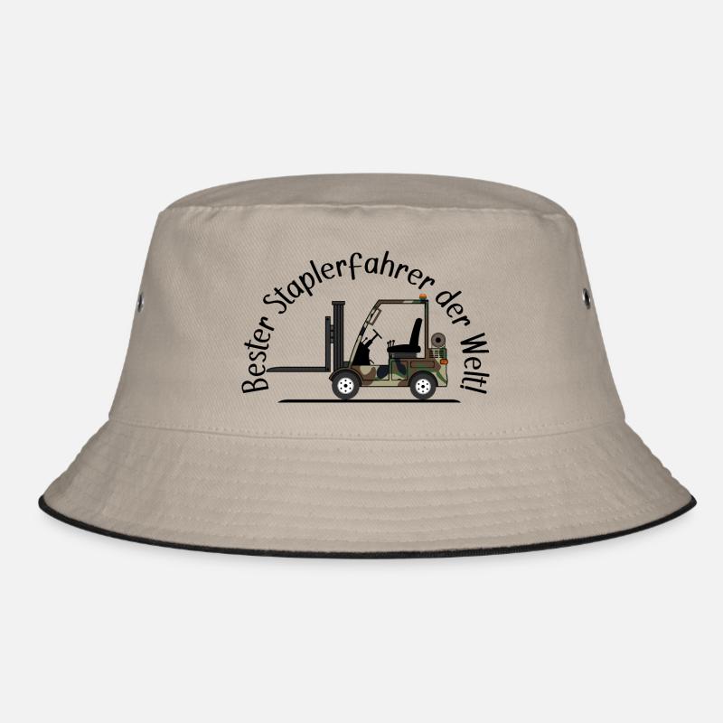 Staplerfahrer Armee bester Staplerfahrer der Welt Bucket Hat