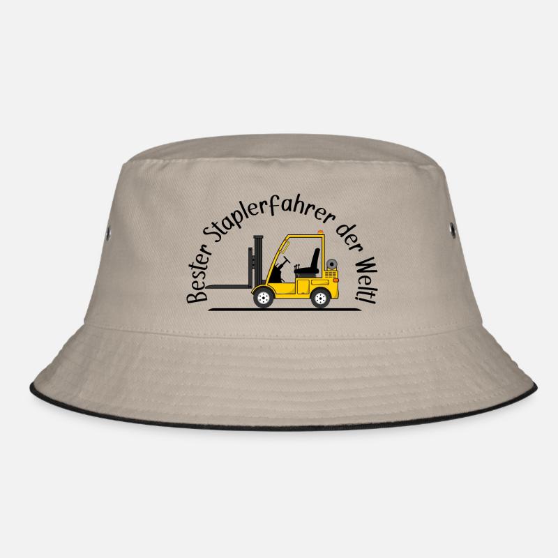 Staplerfahrer gelb beste Staplerfahrer der Welt Bucket Hat