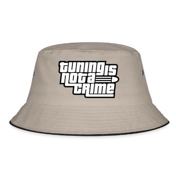 Tuning is not a Crime (Colors changeable) - Bucket Hat - khaki/black - Front