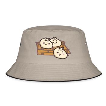 Sweet Asia Dumplings - Bucket Hat - khaki/black - Front