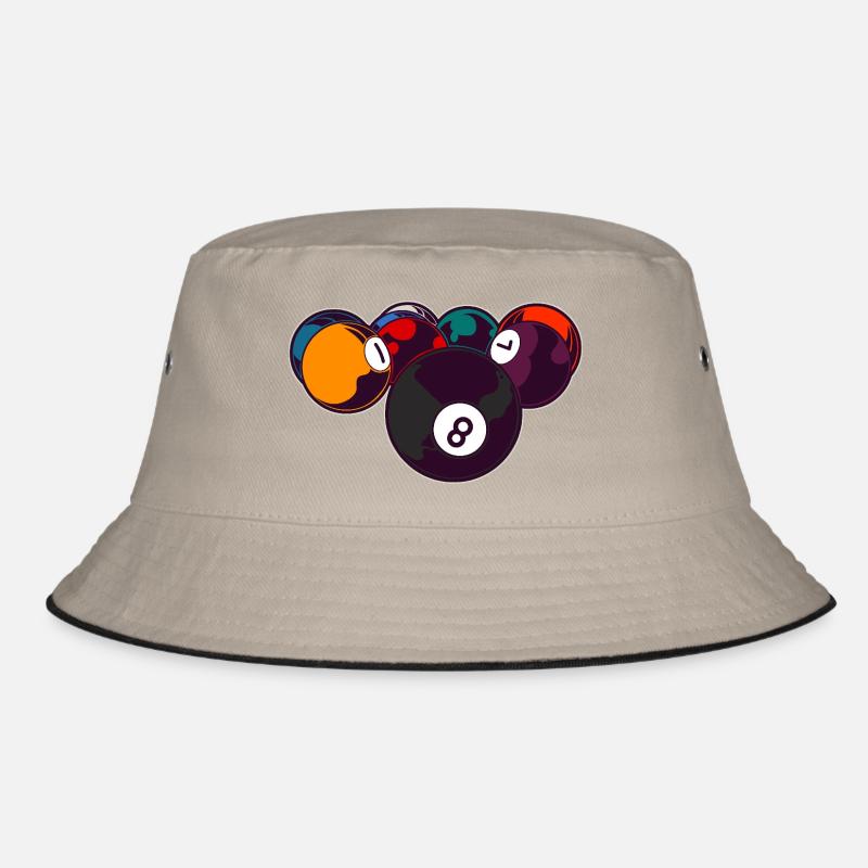 Billard 8 Ball Bucket Hat