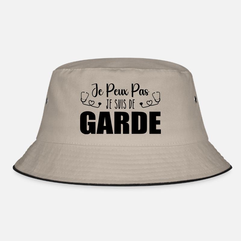 Je Peux Pas Je Suis De Garde Drôle Infirmier - Bob - kaki/noir