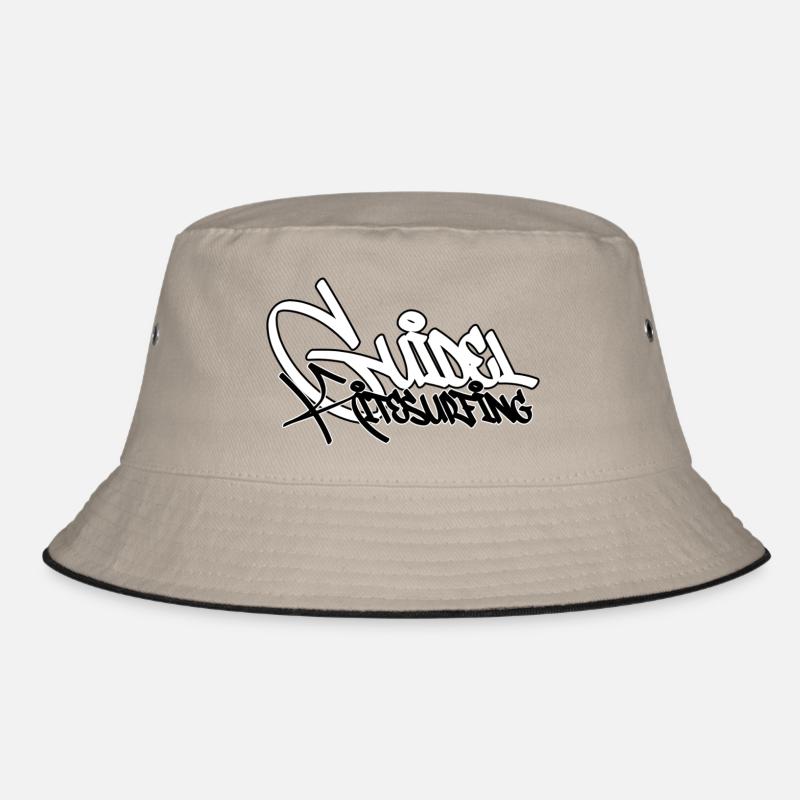 Surf Graffiti Kontrast-Tippfehler Bucket Hat