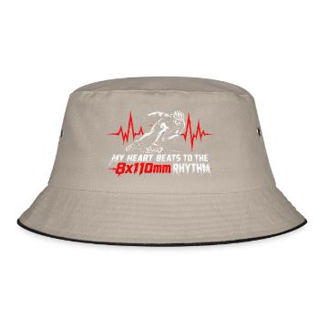 Inliner  My Heart Beats 8x110mm Rhythm - Bucket Hat - Khaki/Schwarz - Vorne