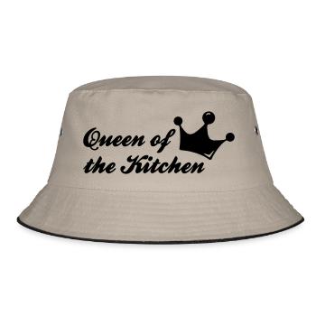 queen of the kitchen - Bucket Hat - khaki/black - Front