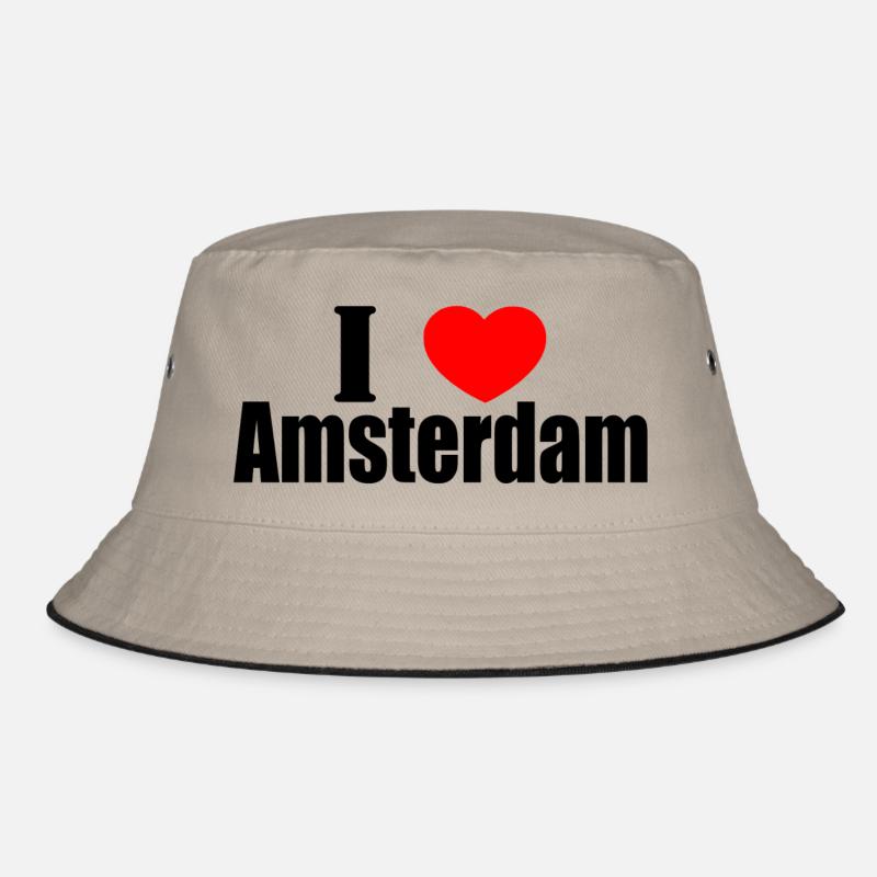 I love amsterdam Bucket Hat
