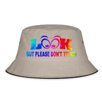 Stay Strong Positive Quote Cute Love Positivity - Bucket Hat - khaki/black - Front