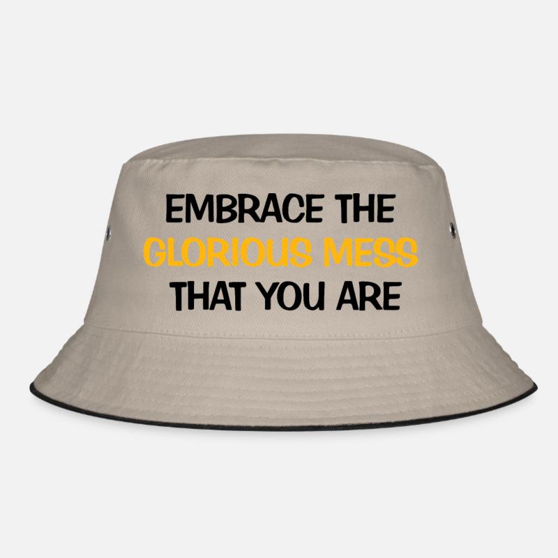Glorious Mess - Bucket Hat - khaki/black