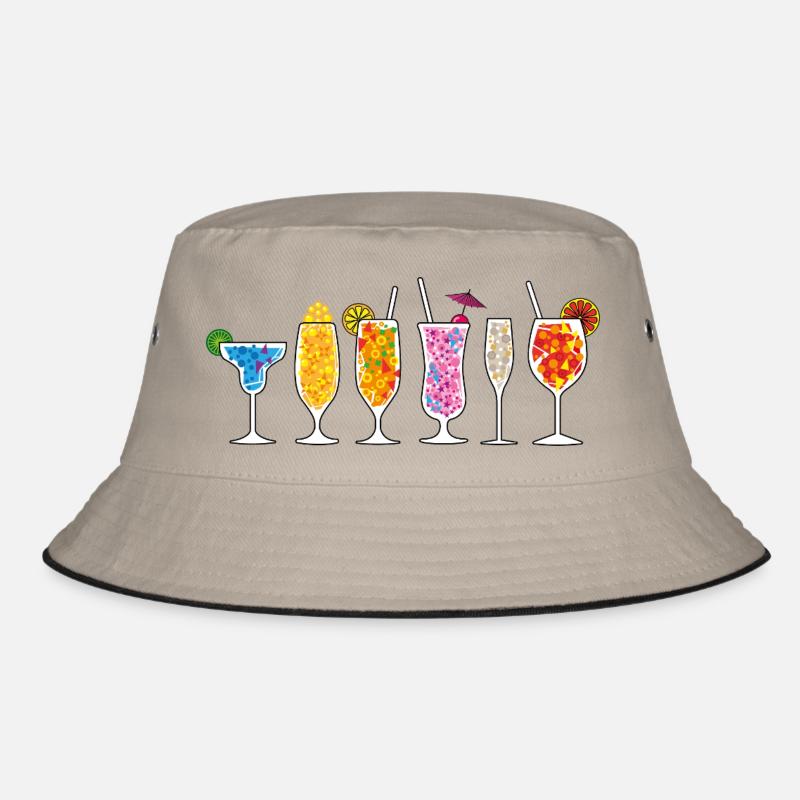 Summer Drinks Bucket Hat
