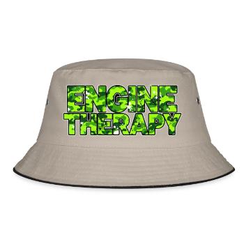 Engine Therapy Camouflage for Real Mechanics - Bucket Hat - khaki/black - Front