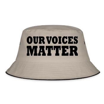 Our voices matter - Bob - kaki/noir - Devant
