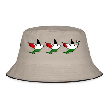Free palestine - Bob - kaki/noir - Devant