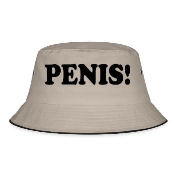 Penis - Bucket Hat - khaki/black - Front