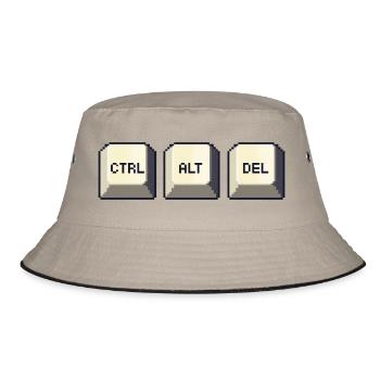 Ctrl Alt Suppr - Bob - kaki/noir - Devant