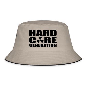 Hardcore Generation Radioactive EN - Bucket Hat - khaki/black - Front