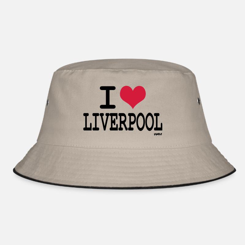 j'aime liverpool par wam - Bob - kaki/noir
