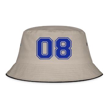 08 - Bucket Hat - Khaki/Schwarz - Vorne