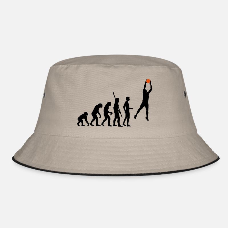 evolution_basketball_072011_a_2c - Bucket Hat - Khaki/Schwarz
