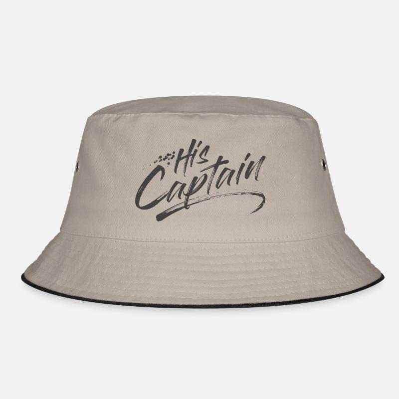 His Captain - Bucket Hat - khaki/black