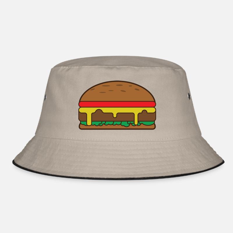 hamburger - Bob - kaki/noir