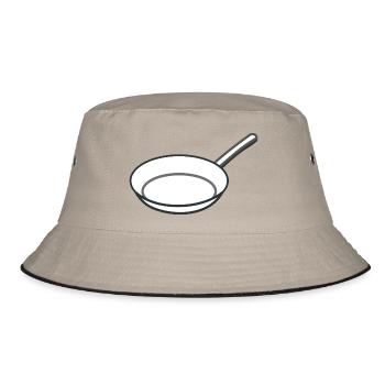 pan - Bucket Hat - khaki/black - Front