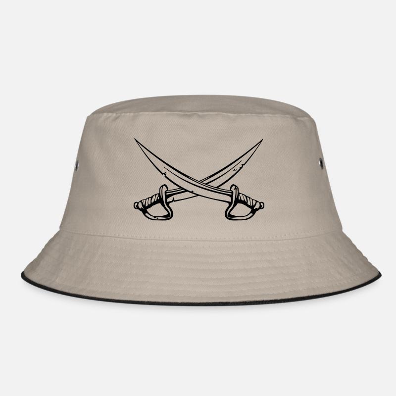 Säbel - Bucket Hat - Khaki/Schwarz