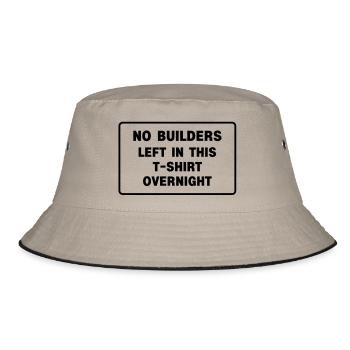builders - Bucket Hat - khaki/black - Front