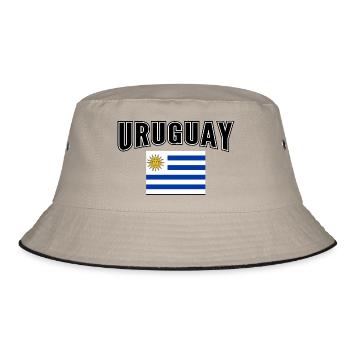 Uruguay - Bucket Hat - khaki/black - Front