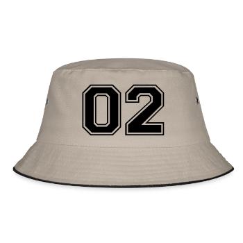 02 - Bucket Hat - khaki/black - Front