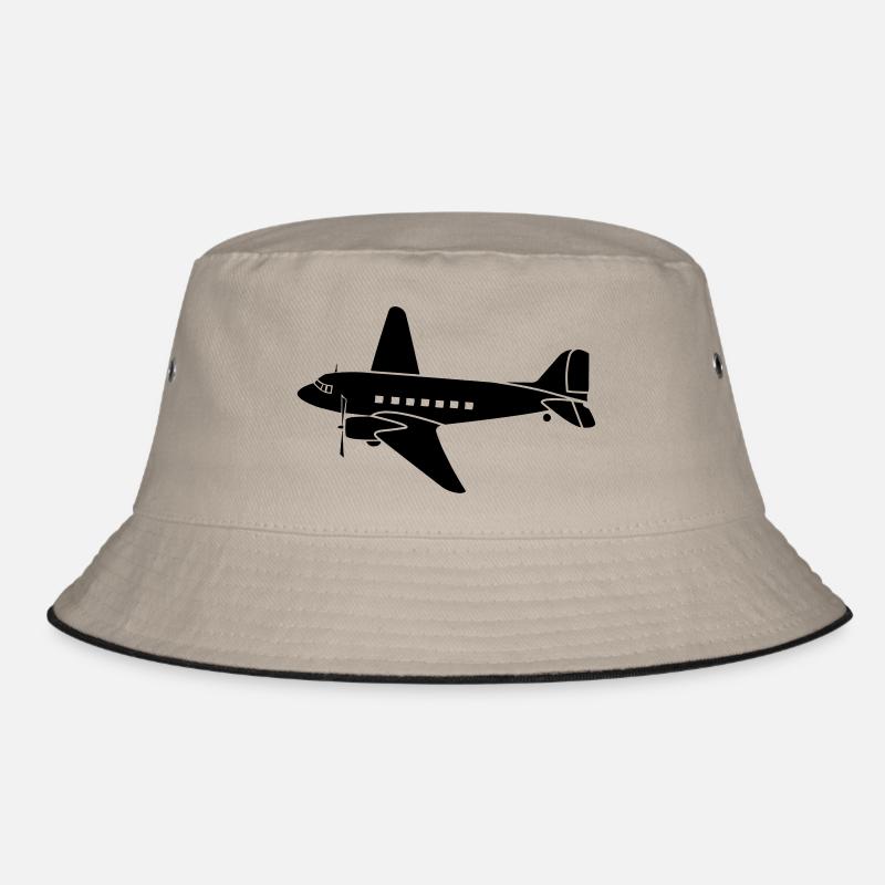 historisches Flugzeug DC3 Rosinenbomber Berlin Bucket Hat